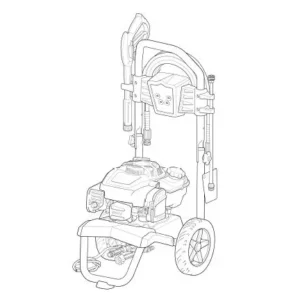 BRIGGS AND STRATTON 020739-00 Pressure Washer - Equipment Model Image